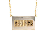 GEORGE Nameplate Pendant Necklace