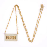 GEORGE Nameplate Pendant Necklace
