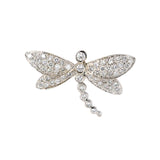 Diamond Dragonfly Pin