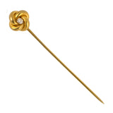 Victorian Diamond Lover's Knot Stick Pin