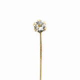 Victorian Diamond Basket Tulip Stick Pin
