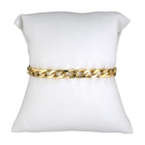 Gold Curb Link Bracelet