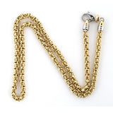 Italian Gold Knot Links Necklace