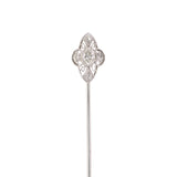 Art Deco Diamond Openwork Stick Pin