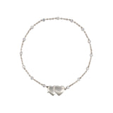 Ruser Diamond Heart Bracelet