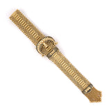 Gold & Enamel Buckle Tassel Bracelet