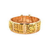 Gold Chinese Four Seasons Panel Bracelet