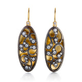 Diamond Pierced Flora Earrings
