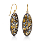 Diamond Pierced Flora Earrings