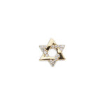 Loquet London Diamond Star of David Charm