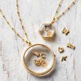Gold Spherical Chain, 18"