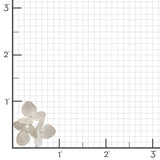 Sterling Silver Three-Part Hydrangea Earrings