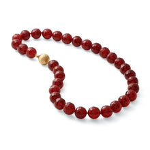 Gump's Signature 12mm Faceted Carnelian Necklace