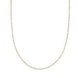 Yellow Gold Rolo Chain, 32 Inch