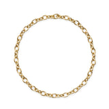 High-Polish Gold Link Necklace