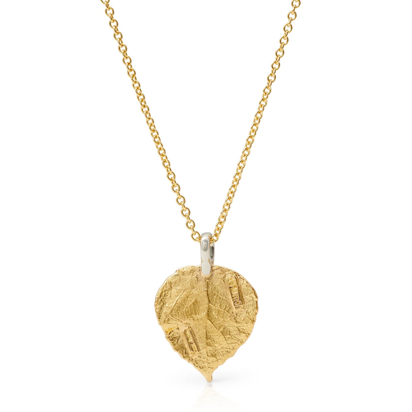 Aspen Leaf Pendant Necklace