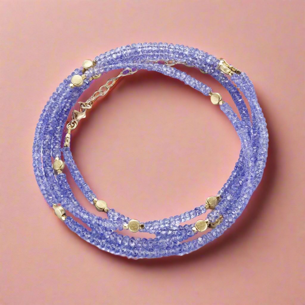 Tanzanite Wrap Bracelet