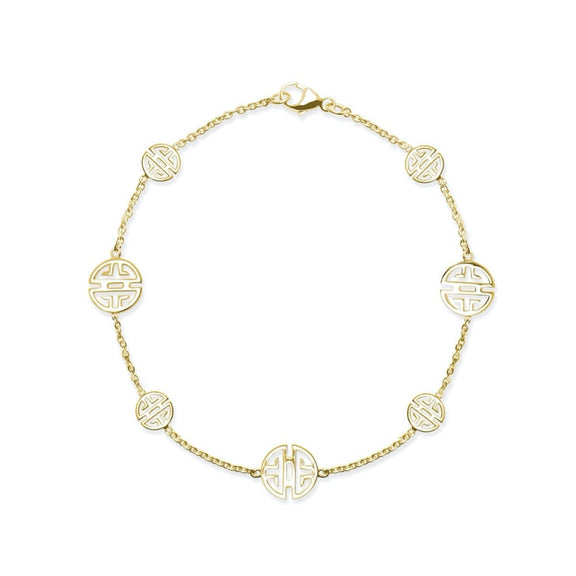 Gump's Signature Gold Shou Link Bracelet