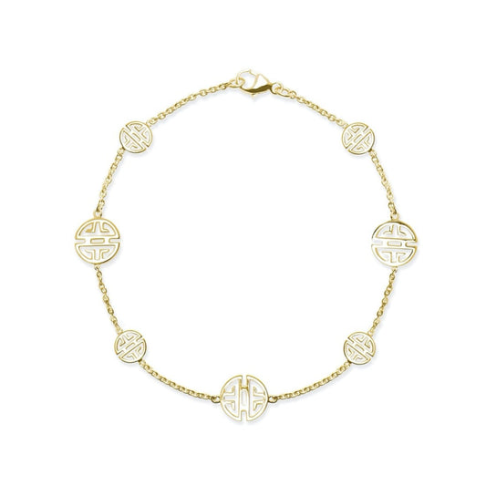 Gump's Signature Gold Shou Link Bracelet