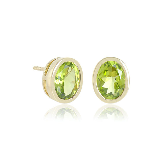 Gump's Signature Joan Stud Earrings in Peridot