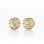 Adel Chefridi Diamond Charm Tiny Stud Earrings