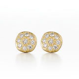 Adel Chefridi Diamond Charm Tiny Stud Earrings