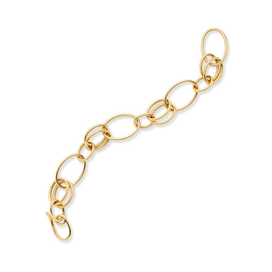 Gold Double Link Bracelet