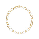 Gold & Diamond Link Necklace