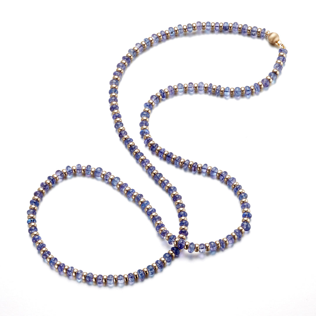 Gump's Signature Tanzanite & Gold Necklace