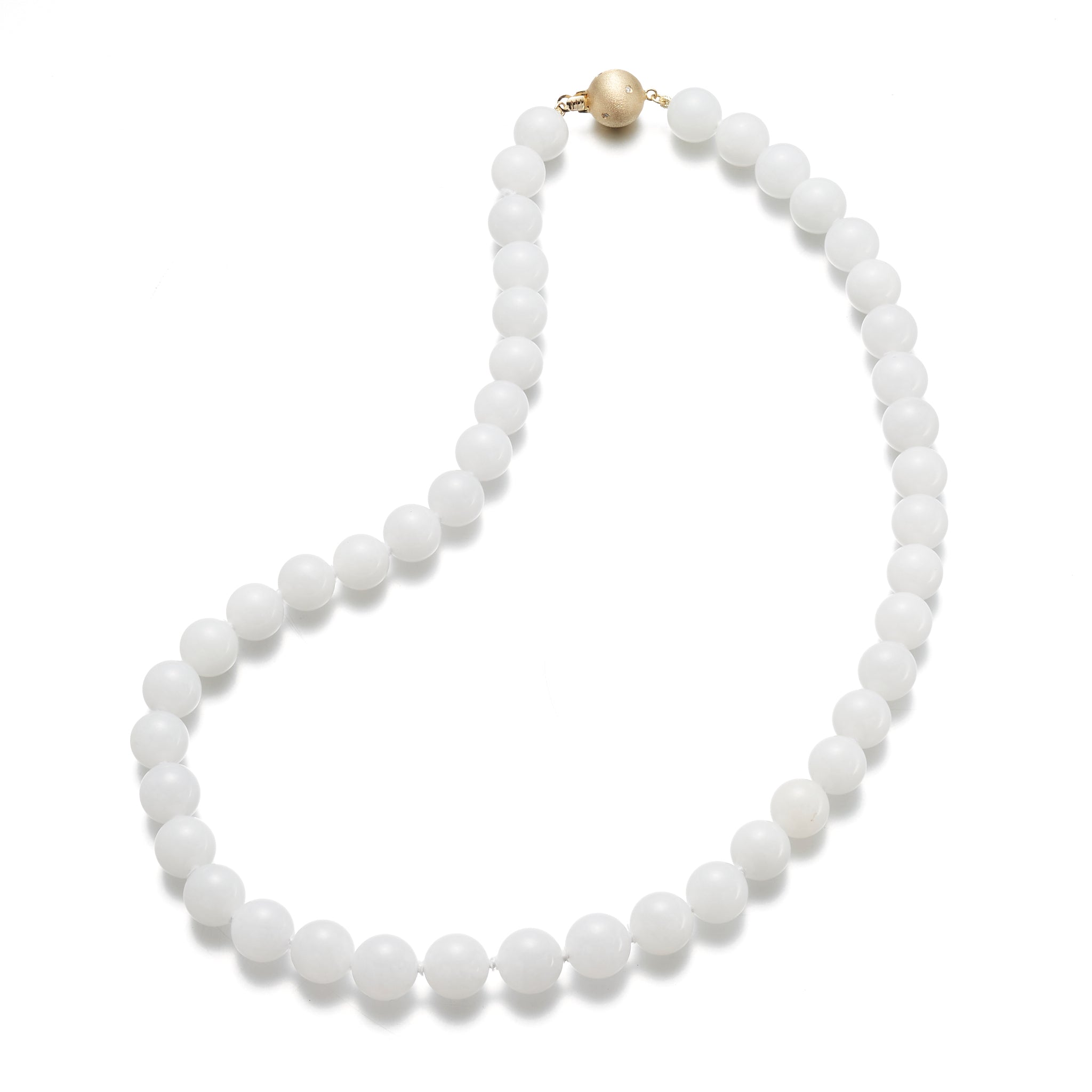 Gump's Signature White Jade Necklace