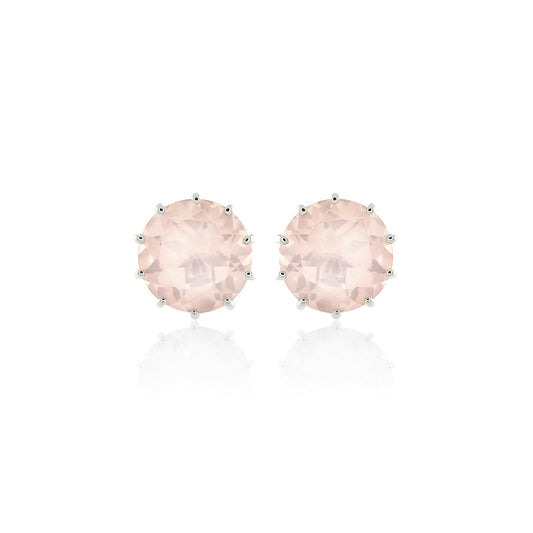 Gump's Signature Dottie Earrings in Rose Quartz