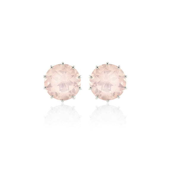 Gump's Signature Dottie Earrings in Rose Quartz