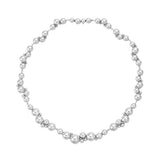 Silver Moonlight Grapes Necklace