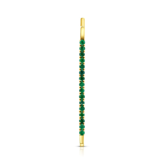 Emerald & Yellow Gold Hair Pin