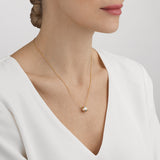 Fusion Tri-Color Gold & Diamond Pendant Necklace