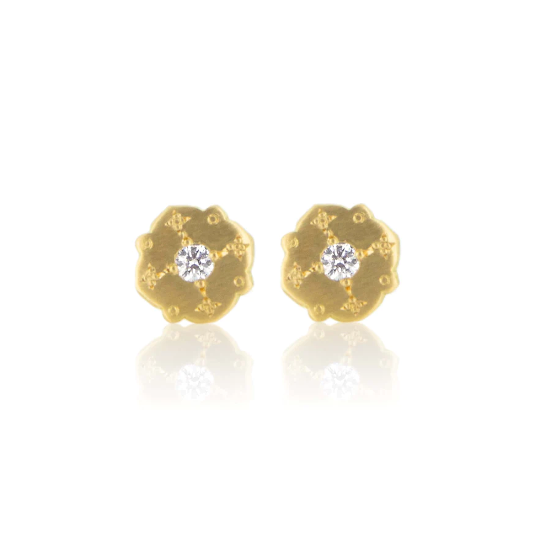 Adel Chefridi Diamond Drops of Happiness Kite Stud Earrings