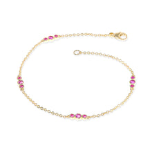 Gump's Signature Triplets Bracelet in Pink Sapphires