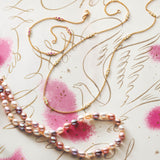 Triplets Necklace in Diamonds