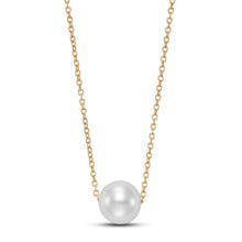 Floating White Pearl Necklace