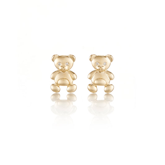 Gump's Signature Child's Bear Stud Earrings