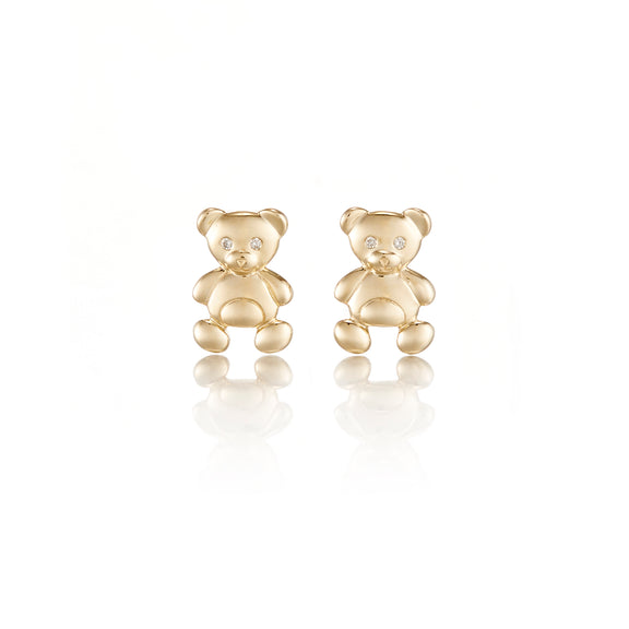 Gump's Signature Child's Bear Stud Earrings