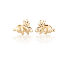 Gump's Signature Child's Rabbit Stud Earrings