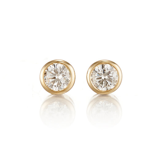 Gump's Signature Mini Dot Earrings in Diamonds