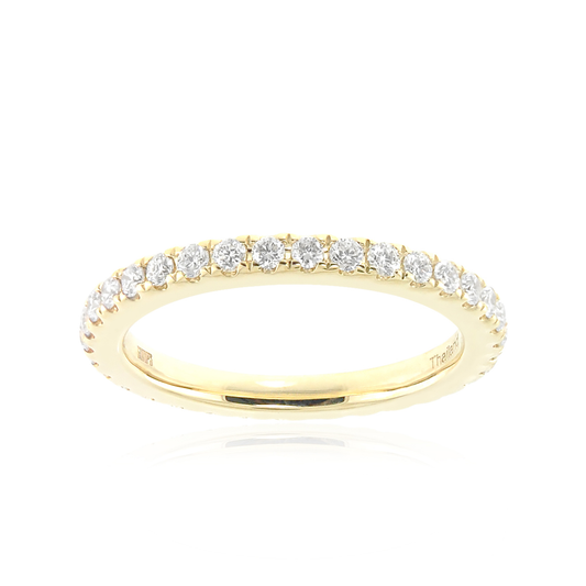 Diamond Yellow Gold Eternity Ring