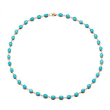 Turquoise Link Necklace - 20"L
