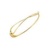 Gold Mercy Bangle with Clasp