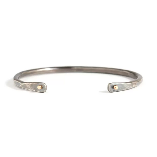 Melissa Joy Manning Men's Silver & Gold Cuff Bracelet