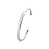 Georg Jensen Men's Silver & Gold Classic Bangle Bracelet