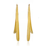 Barbara Heinrich Double Leaf Olive Earrings
