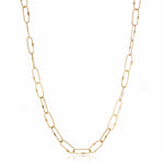 Petra Class Elongated Oval Link Necklace